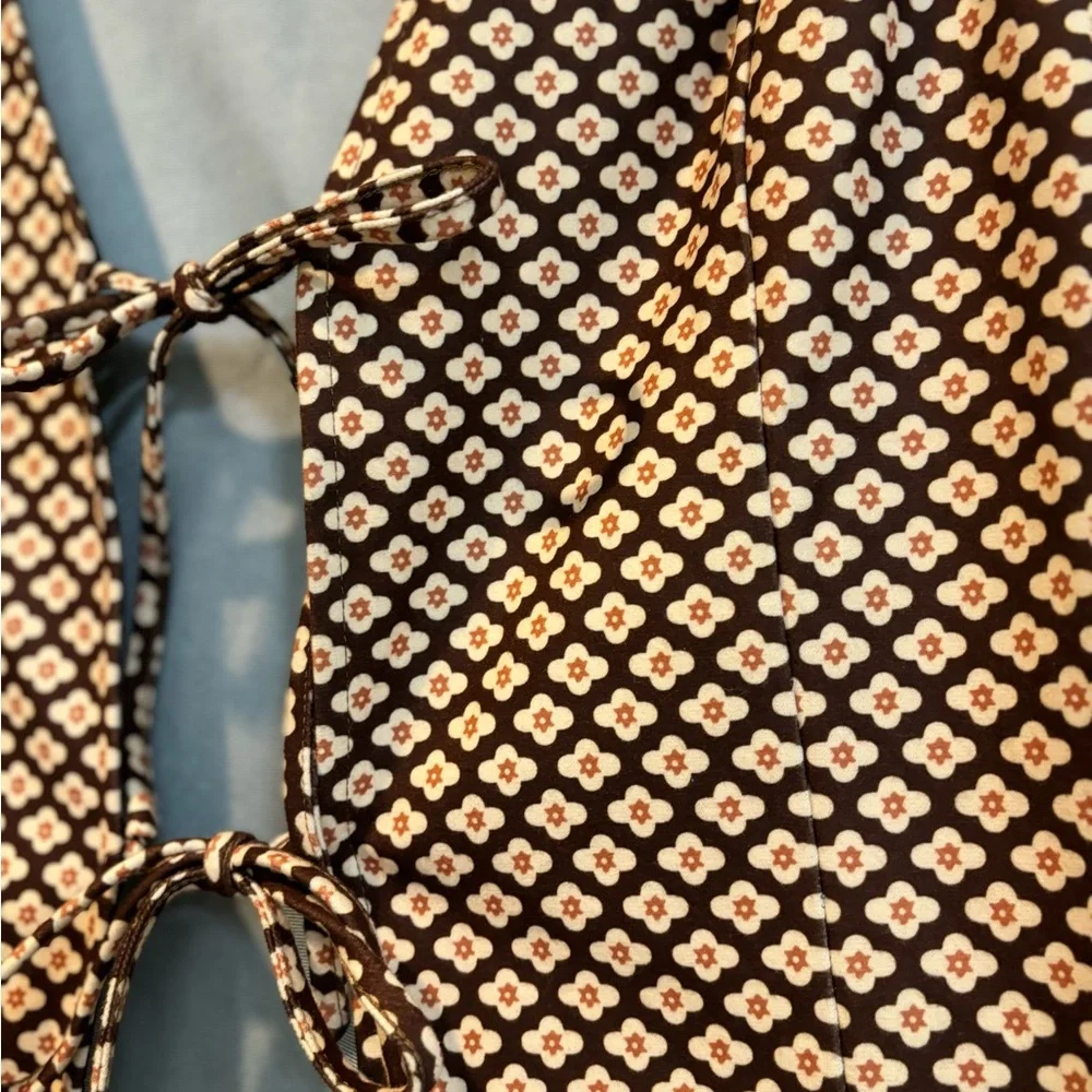 Cider Black and Orange Patterned Blouse - Picture 2 of 4